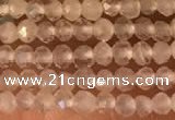 CTG2156 15 inches 2mm,3mm faceted round white moonstone beads