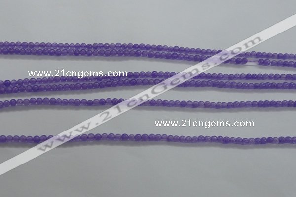 CTG433 15.5 inches 2mm round tiny dyed candy jade beads wholesale