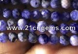 CTG779 15.5 inches 3mm faceted round tiny sodalite beads wholesale