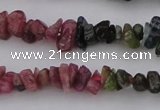 CTO394 15.5 inches 4*6mm - 5*8mm tourmaline chips gemstone beads