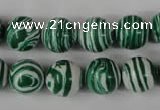 CTU1129 15.5 inches 12mm round synthetic turquoise beads wholesale