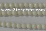 CTU1430 15.5 inches 3mm round synthetic turquoise beads