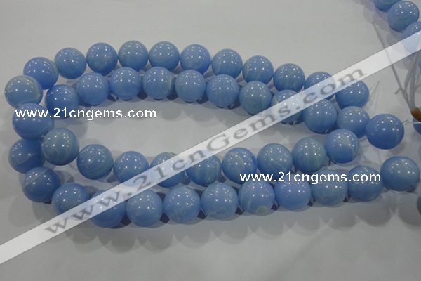 CTU1738 15.5 inches 18mm round synthetic turquoise beads