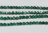 CTU1821 15.5 inches 4mm faceted round synthetic turquoise beads