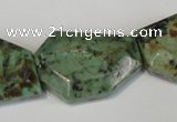 CTU2484 15.5 inches 20*28mm - 24*32mm freeform African turquoise beads