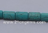 CTU25 15.5 inches 18*25mm rectangle blue turquoise beads Wholesale