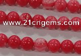 CTU2611 15.5 inches 6mm round synthetic turquoise beads