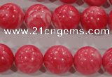 CTU2615 15.5 inches 14mm round synthetic turquoise beads