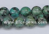 CTU429 15.5 inches 12mm round African turquoise beads wholesale