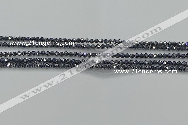 CTZ609 15.5 inches 3mm faceted round terahertz beads wholesale