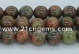 CUG03 15.5 inches 10mm round unakite gemstone beads wholesale