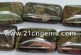 CUJ07 15.5 inches 22*30mm rectangle autumn jasper gemstone beads