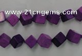 CWB762 15.5 inches 6*6mm cube howlite turquoise beads wholesale