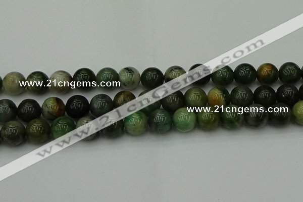 CXJ405 15.5 inches 14mm round Xinjiang jade beads wholesale