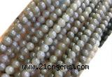 CYJ661 15 inches 6mm round dyed yellow jade beads wholesale