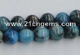 CYQ53 15.5 inches 10mm round dyed pyrite quartz beads wholesale