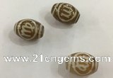 DZI304 10*14mm drum tibetan agate dzi beads wholesale