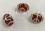 DZI368 10*14mm drum tibetan agate dzi beads wholesale