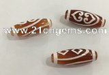 DZI423 10*28mm drum tibetan agate dzi beads wholesale