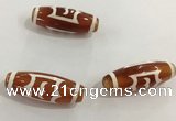 DZI448 10*30mm drum tibetan agate dzi beads wholesale
