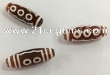DZI450 10*30mm drum tibetan agate dzi beads wholesale