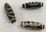 DZI462 10*30mm drum tibetan agate dzi beads wholesale
