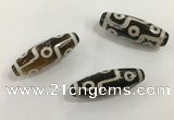 DZI475 10*30mm drum tibetan agate dzi beads wholesale