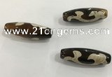 DZI481 10*30mm drum tibetan agate dzi beads wholesale