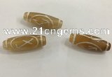 DZI500 10*30mm drum tibetan agate dzi beads wholesale