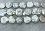 FWP381 15 inches 18mm - 20mm coin freshwater pearl beads