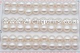 FWP461 half-drilled 8.5-9mm bread freshwater pearl beads