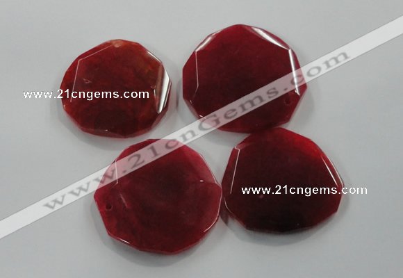 NGP1209 40*45mm - 50*65mm freeform agate gemstone pendants wholesale
