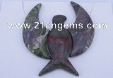 NGP21 Green rain forest stone pendants set jewelry wholesale