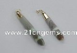 NGP2293 10*55mm - 12*75mm stick sea urchin shell beads