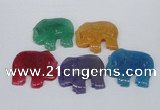 NGP2725 45*55mm elephant agate gemstone pendants wholesale