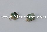 NGP2894 8*10mm - 10*12mm freeform druzy agate pendants