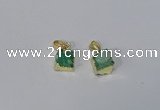 NGP3089 10*12mm - 12*14mm freeform druzy agate pendants wholesale