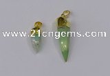 NGP3107 9*20mm – 11*40mm sticks Australia chrysoprase pendants