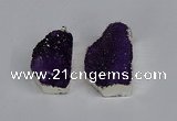 NGP3458 20*30mm - 25*35mm freeform druzy agate pendants wholesale