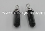 NGP5013 8*30mm sticks moss agate gemstone pendants wholesale