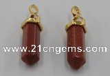 NGP5031 8*30mm sticks goldstone pendants wholesale