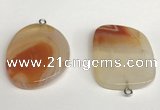 NGP5739 30*40mm freeform agate pendants wholesale
