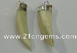 NGP6085 12*60mm – 18*65mm horn wolf tooth pendants wholesale