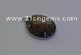 NGP6873 20*25mm oval moonstone gemstone pendants wholesle