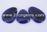 NGP879 5PCS 40-45mm*50-65mm freeform agate gemstone pendants