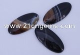 NGP885 5PCS 22*48mm oval agate gemstone pendants wholesale