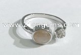 NGR1120 8mm coin  moonstone gemstone rings wholesale