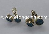 NGR197 10*14mm - 15*20mm oval druzy agate gemstone rings