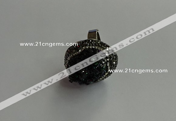 NGR2007 22*28mm freeform gemstone rings wholesale
