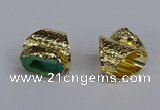 NGR377 15*20mm - 20*25mm freeform druzy agate rings wholesale